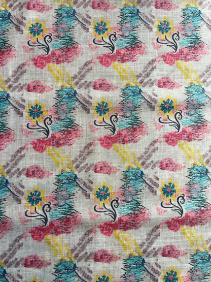 Abstract Printed Tissue Fabric