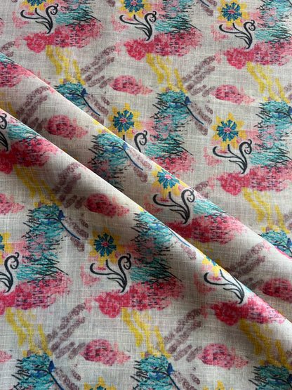 Abstract Printed Tissue Fabric