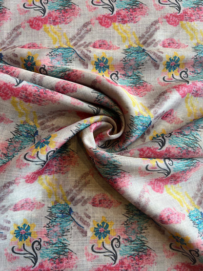 Abstract Printed Tissue Fabric