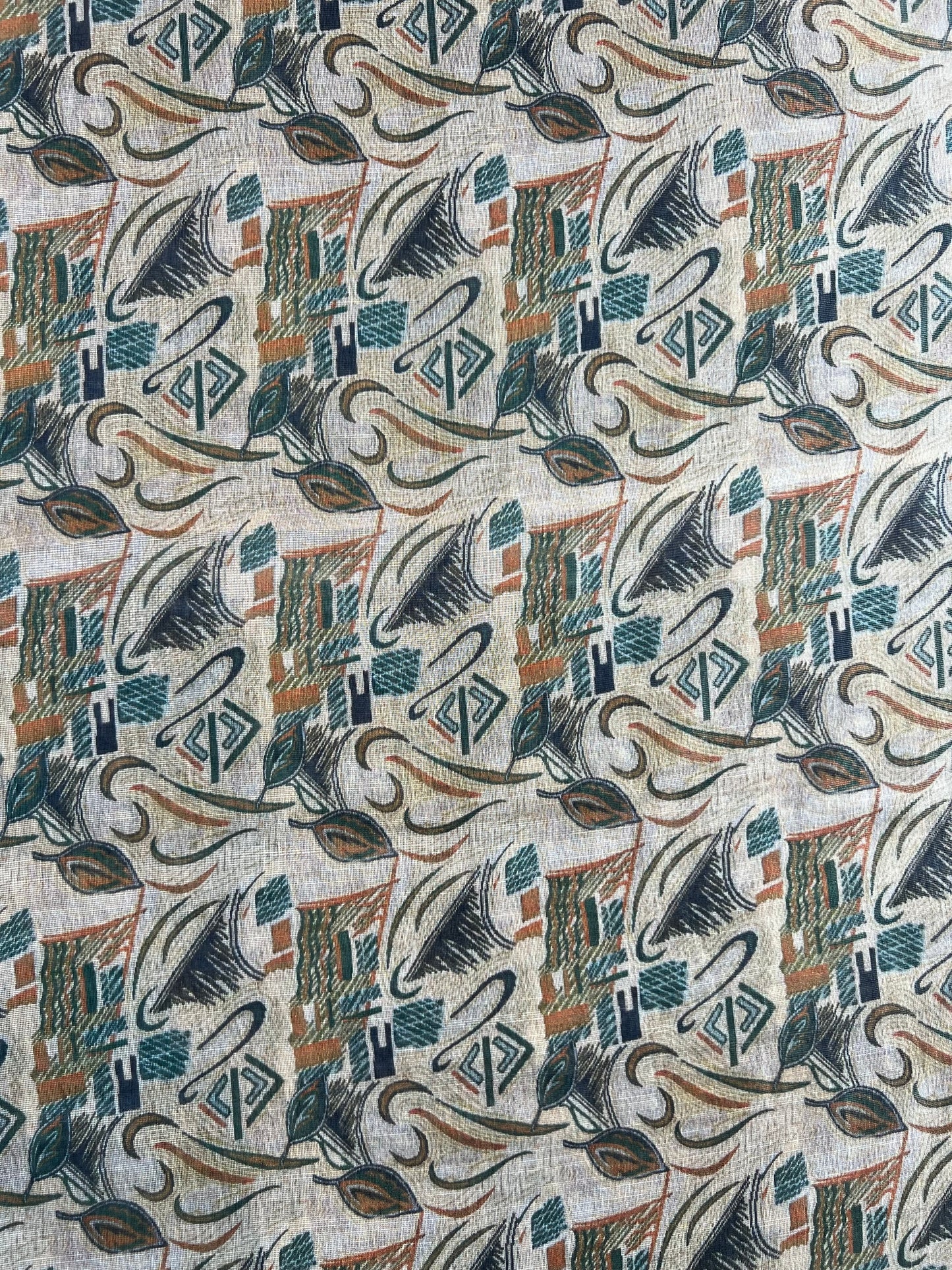 Abstract Printed Tissue Fabric