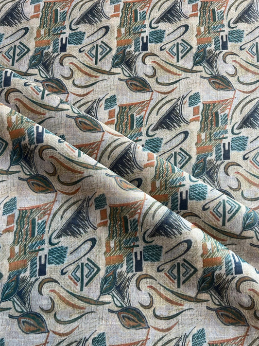Abstract Printed Tissue Fabric