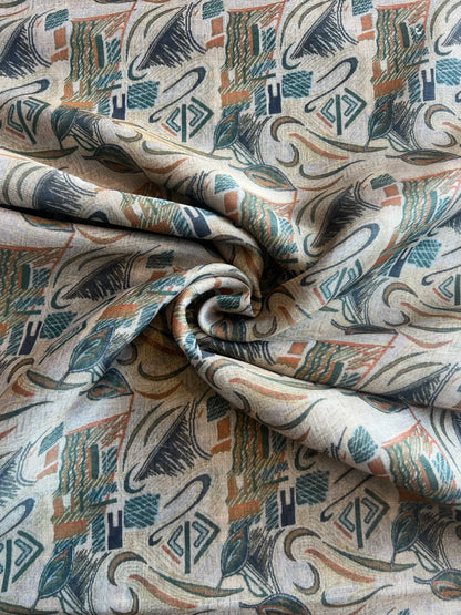 Abstract Printed Tissue Fabric