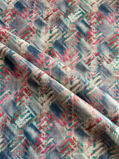 Geometrical Printed Tissue Fabric