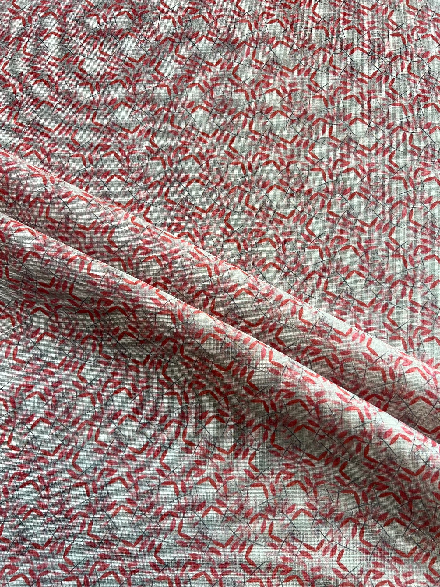 Abstract Printed Tissue Fabric