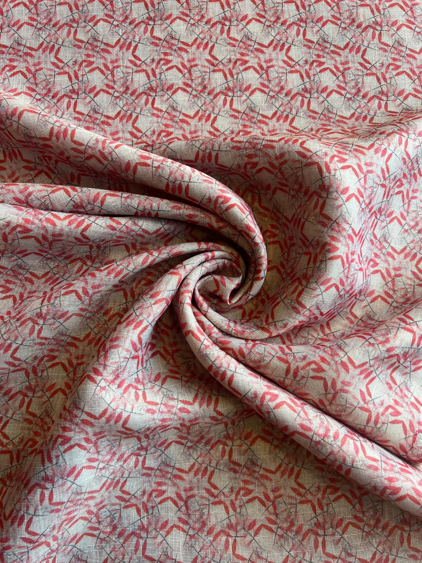 Abstract Printed Tissue Fabric