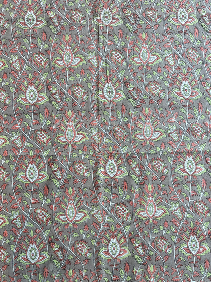 Mugal Jaal Block Printed Cotton Fabric