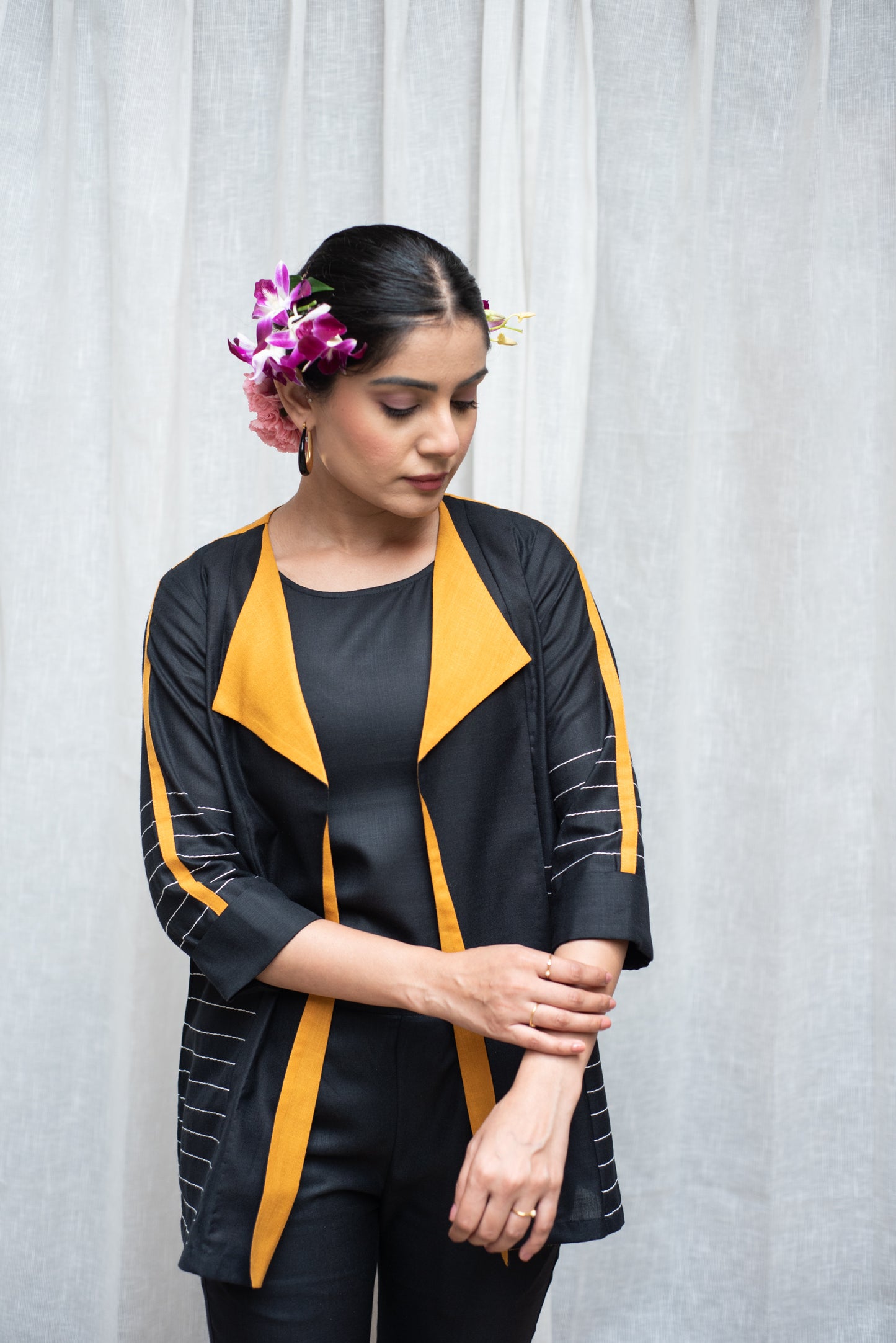 Mid Night Elegance Co-ord Set
