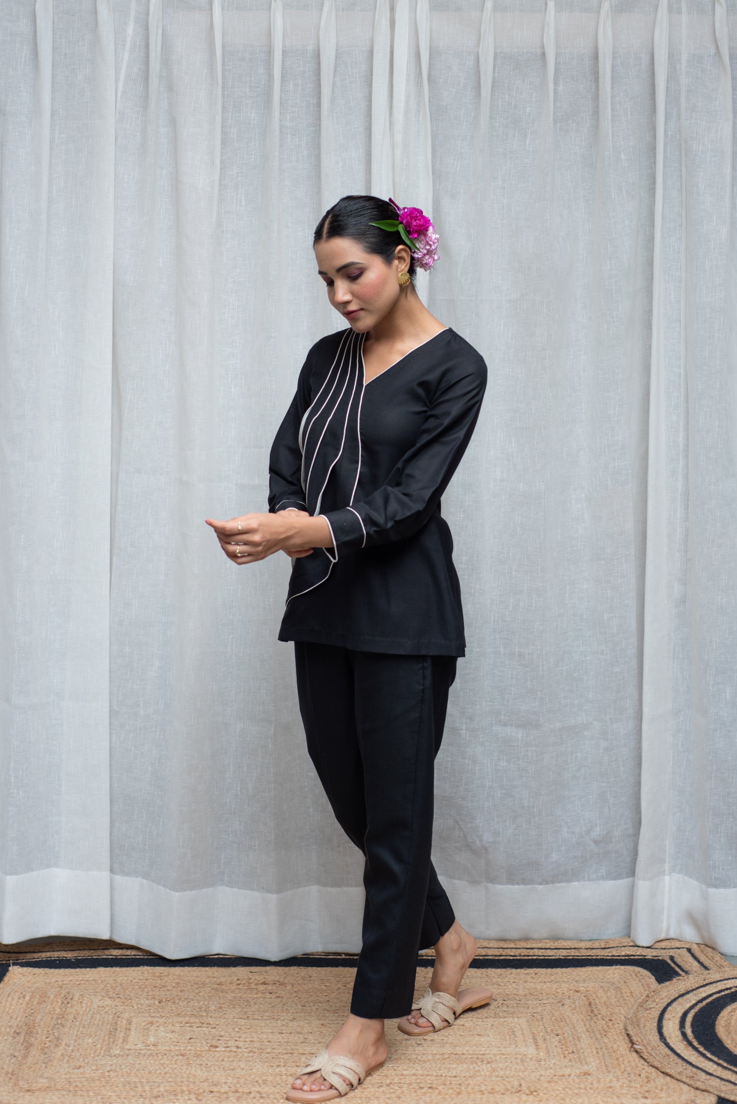 Black Swirl Co-ord Set