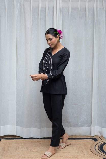 Black Swirl Co-ord Set
