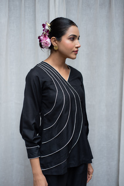 Black Swirl Co-ord Set