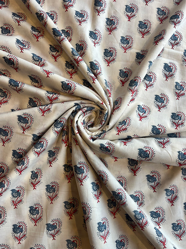 Hand Block Printed Cotton Fabric