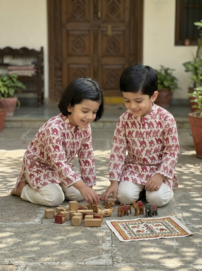 Marwar Camel Kurta Set