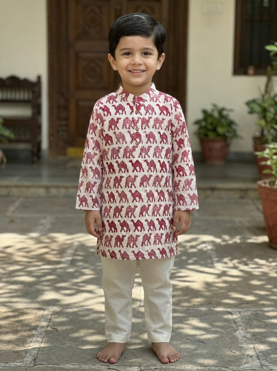 Marwar Camel Kurta Set