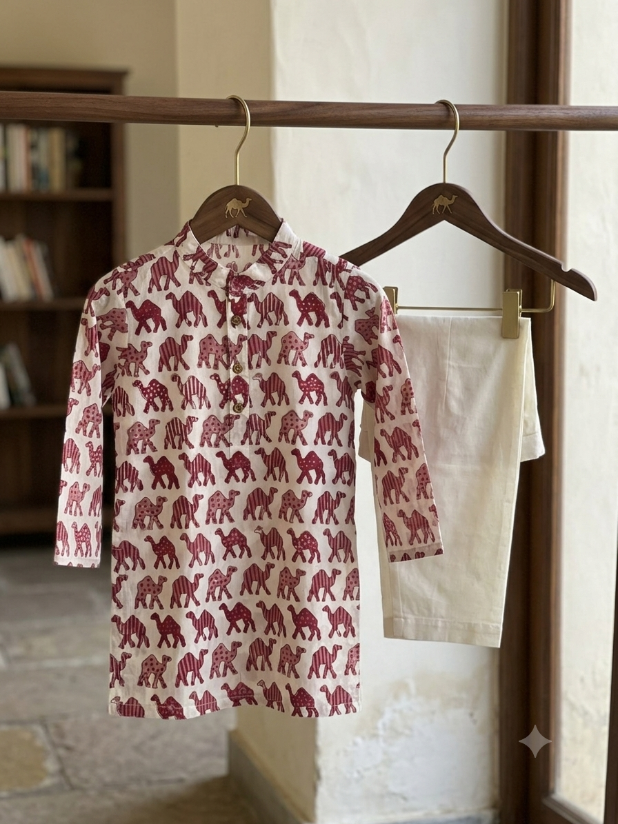 Marwar Camel Kurta Set