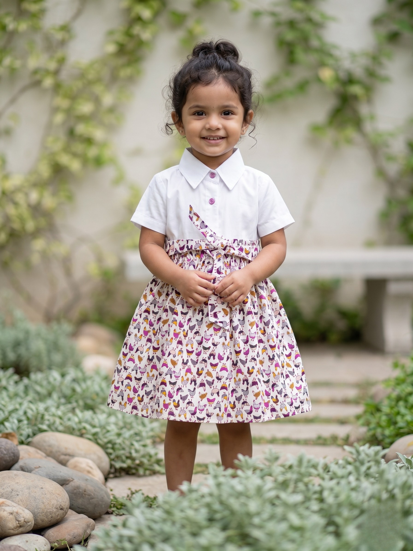 Meadow Hen Cotton Frock
