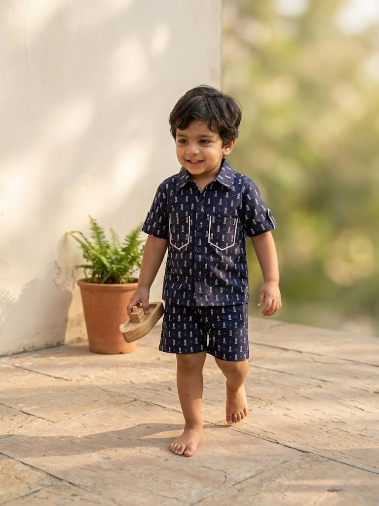 Ocean Explorer Shorts Set