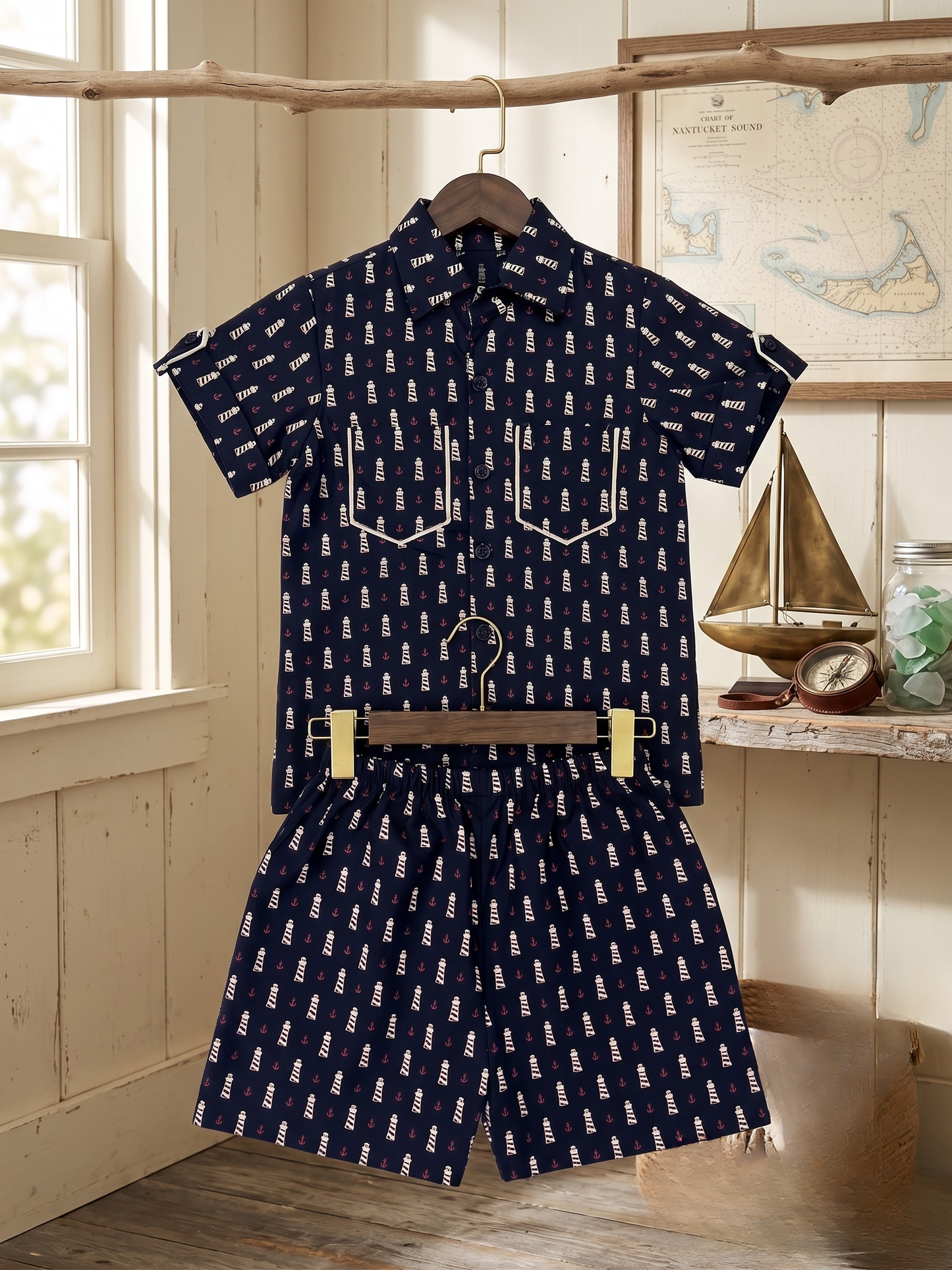 Ocean Explorer Shorts Set