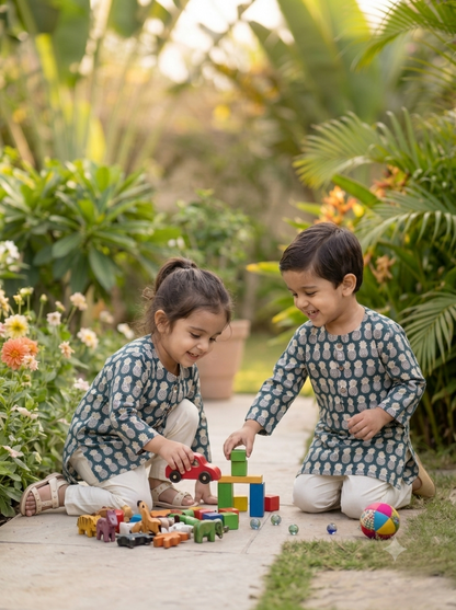 Pineapple Bloom Kurta Set