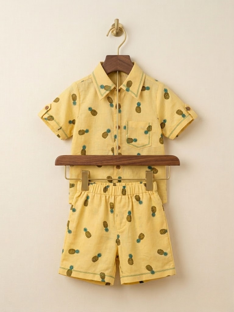 Tropical Punch Shorts Set