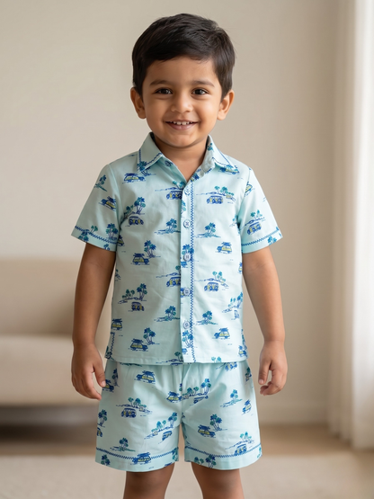 Tropical Vacation Shorts Set