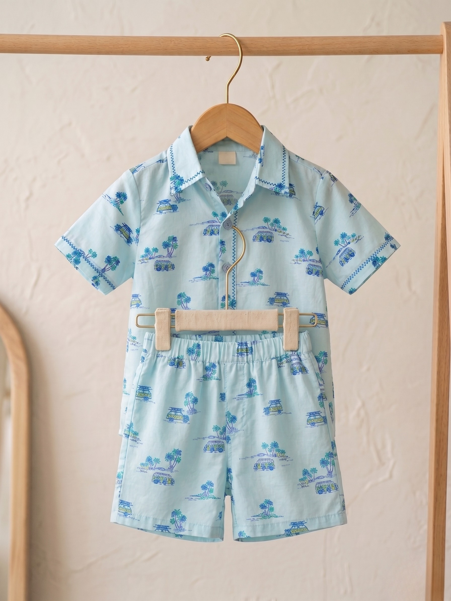 Tropical Vacation Shorts Set