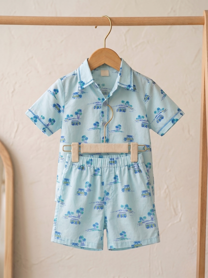Tropical Vacation Shorts Set
