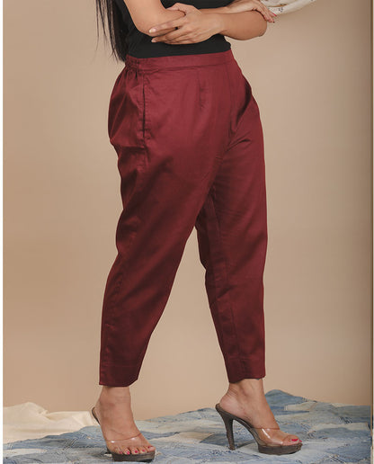 Glace Cotton Pencil Pant