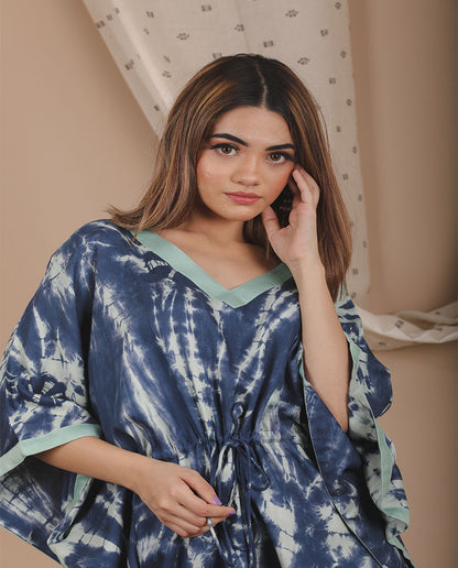 Navy Blue Kaftan