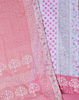 Cotton Patch Work Suit with Pink Kota Doriya Dupatta