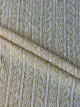 Lemon Embroidred Cotton Fabric