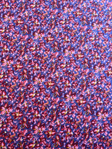 Mauve Glace Cotton Multi Colour Floral Print Fabric