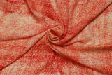 Orange Rayon Printed Fabric