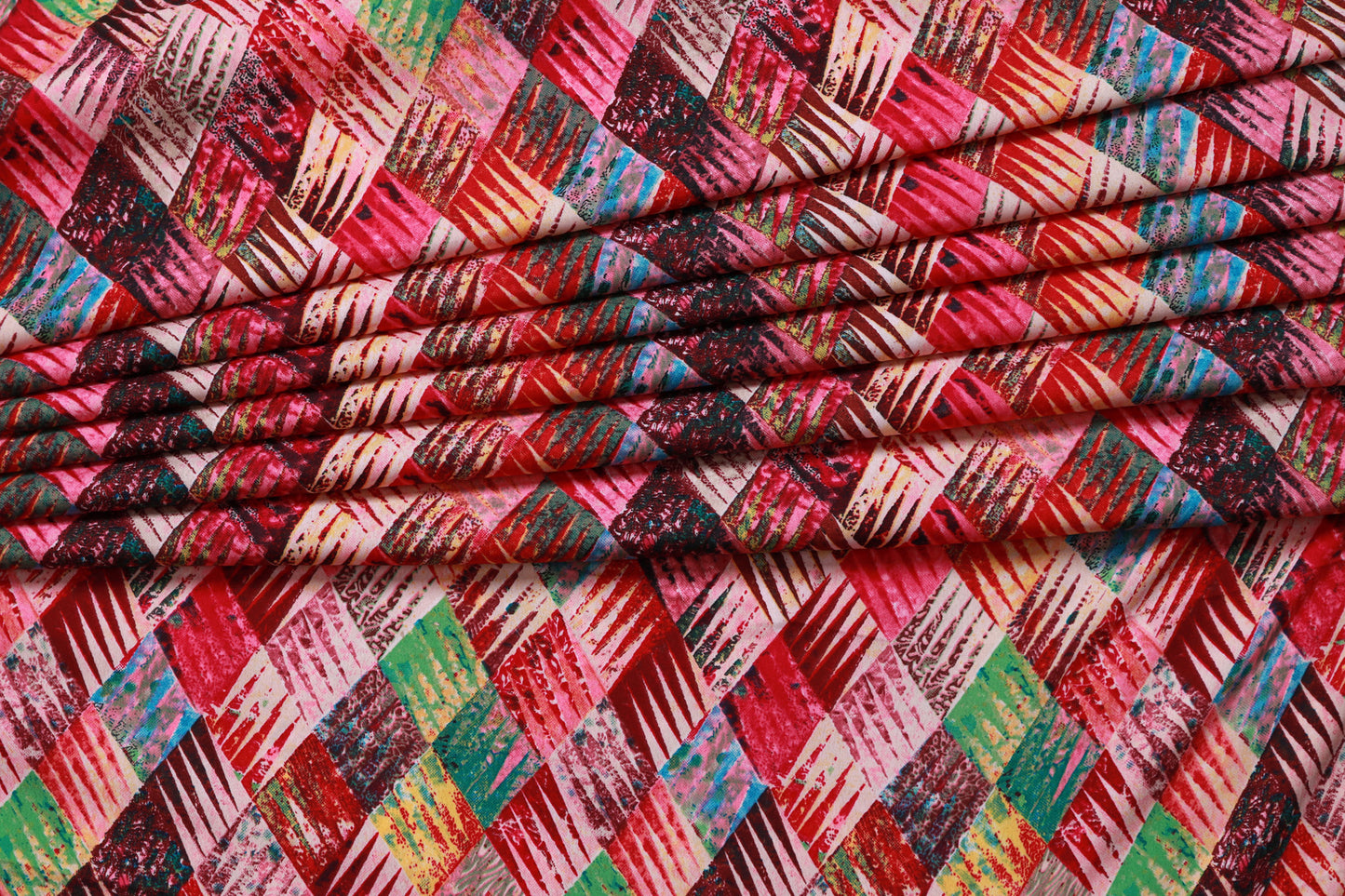 Pink Modal Printed Fabric