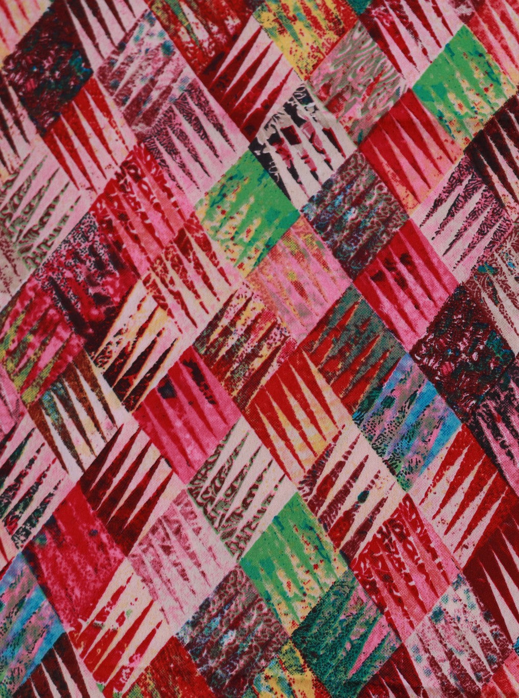 Pink Modal Printed Fabric