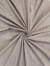 Multi Colour Weaved Strip Cotton Fabric