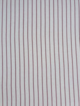 Weaved Red Stripes Cotton Fabric