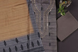 Grey Gota Patti Suit Set