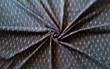 Geometric Woven Washed Ikat Cotton Fabric