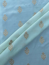 Green Banarasi Weaved Fabric