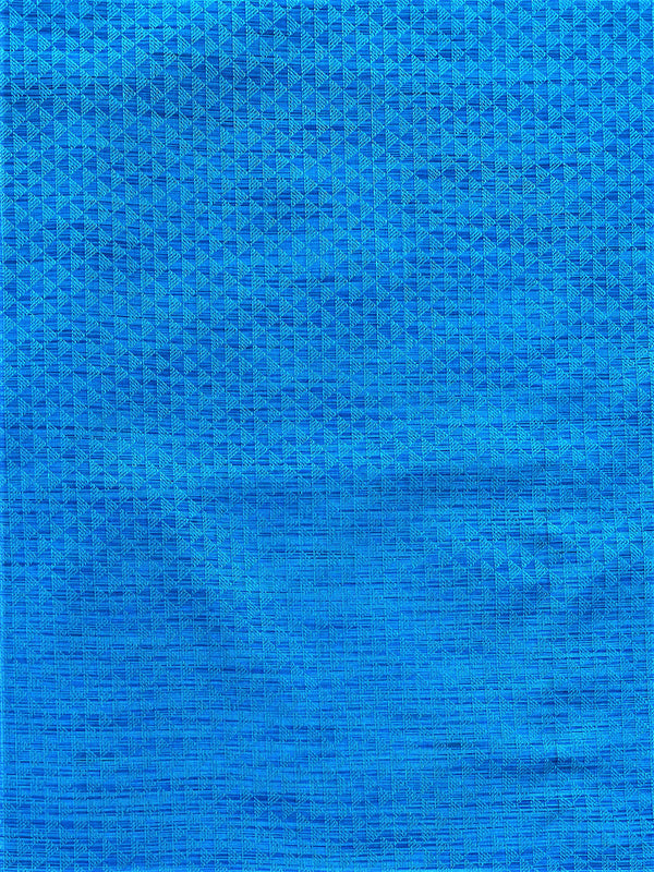 Blue Weaved Maheshwari Fabric