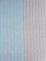 Blue and Orange Cotton Weaved Fabric