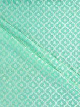 Mint Green Weaved Chanderi Fabric