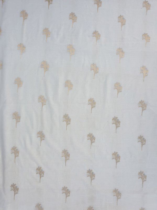 Off White Weaved Chanderi Fabric