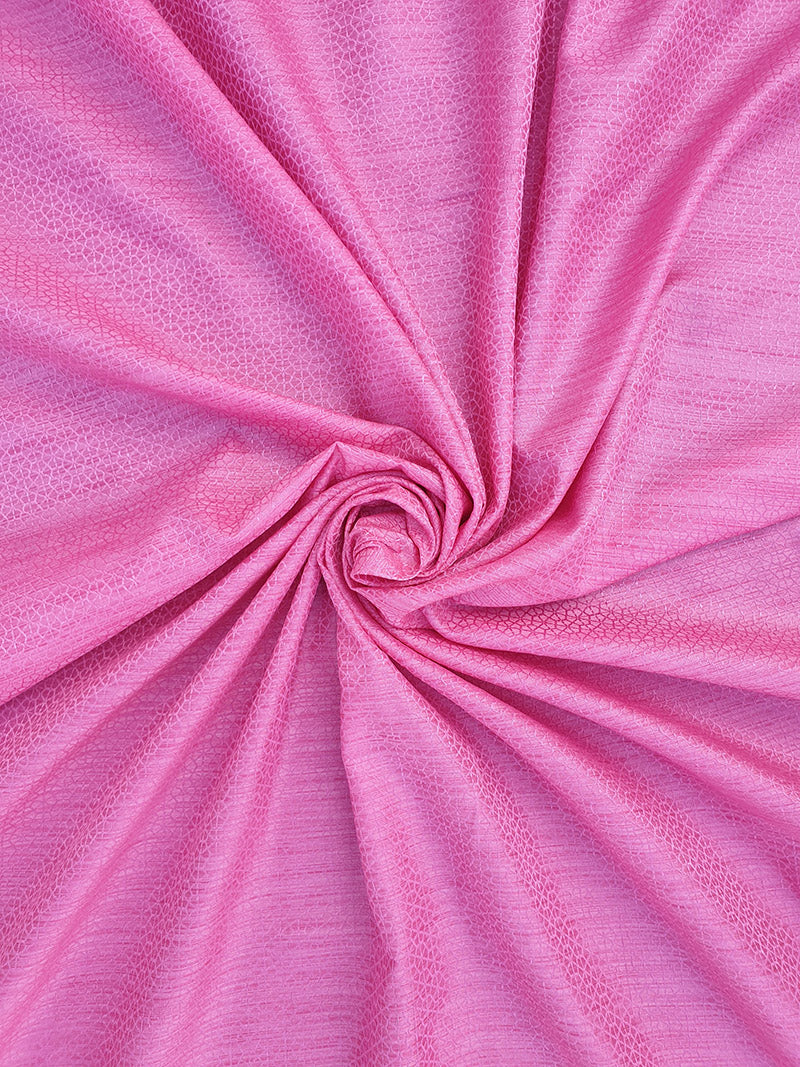Pink Maheshwari Weaved Fabric